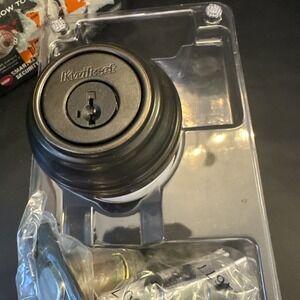 Kwikset SmartKey 980 Single Cylinder Deadbolt in Venetian Bronze 99800-122